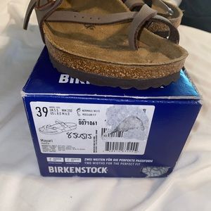 Size 39 Birkenstock Mayari, Mocca, NIB